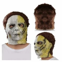 Michael Myers Masque En Latex Cosplay Costume -NEWCOSSKY Soldes 6829ce613f3be8e33ece97452d4acc01