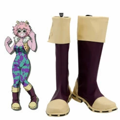 Boku No Hero Academia Ashido Mina Cosplay Chaussures