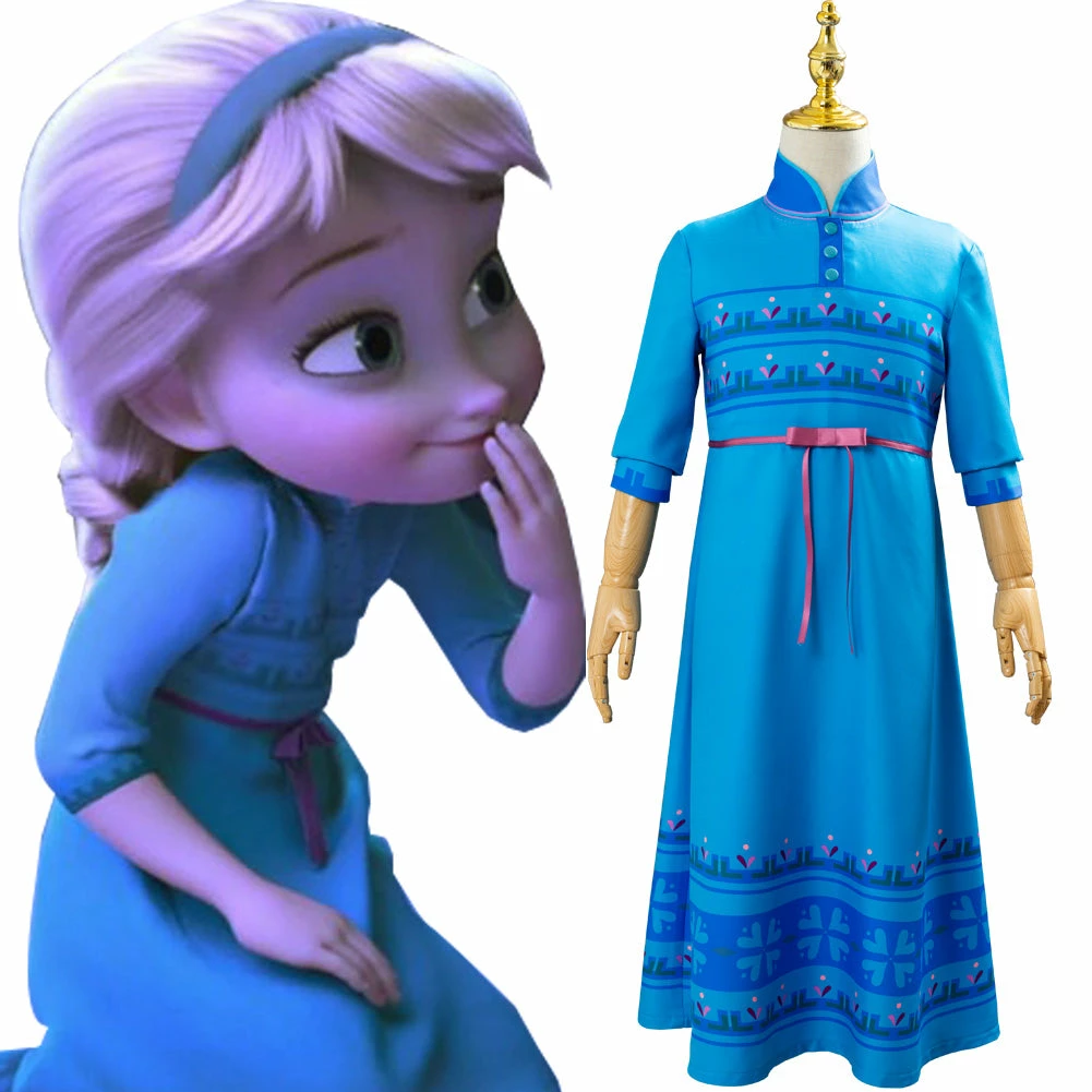 La Reine Des Neiges Frozen 2 Elsa Enfant Cosplay Costume 3 La Reine Des Neiges Frozen 2 Elsa Enfant Cosplay Costume