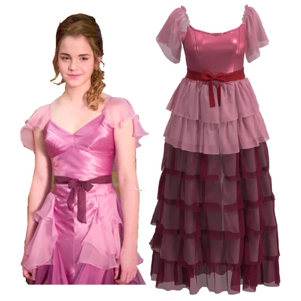 Adulte Harry Potter Hermione Granger Robe Cosplay Costume 3 Adulte Harry Potter Hermione Granger Robe Cosplay Costume