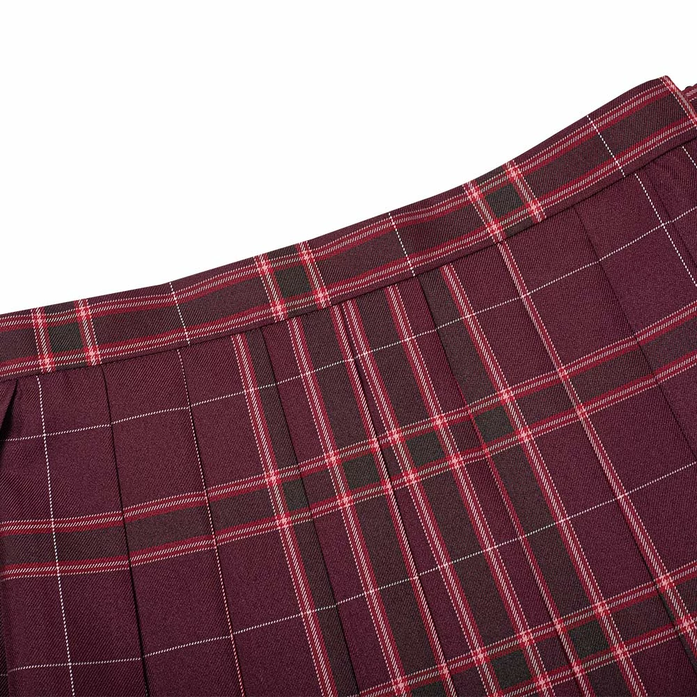 École Japonaise Robes Plaid Plissée Jupe Étudiante Anime Minijupe à Carreaux Jk Uniforme Cosplay Costume 6 École Japonaise Robes Plaid Plissée Jupe Étudiante Anime Minijupe à Carreaux Jk Uniforme Cosplay Costume – Image 4