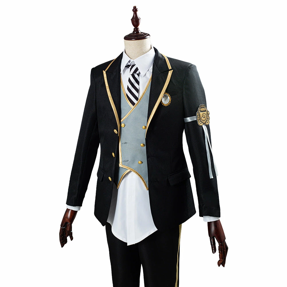 Twisted Wonderland Azul/Floyd/Jade Uniforme Halloween Carnaval Cosplay Costume 11 Twisted Wonderland Azul/Floyd/Jade Uniforme Halloween Carnaval Cosplay Costume – Image 9