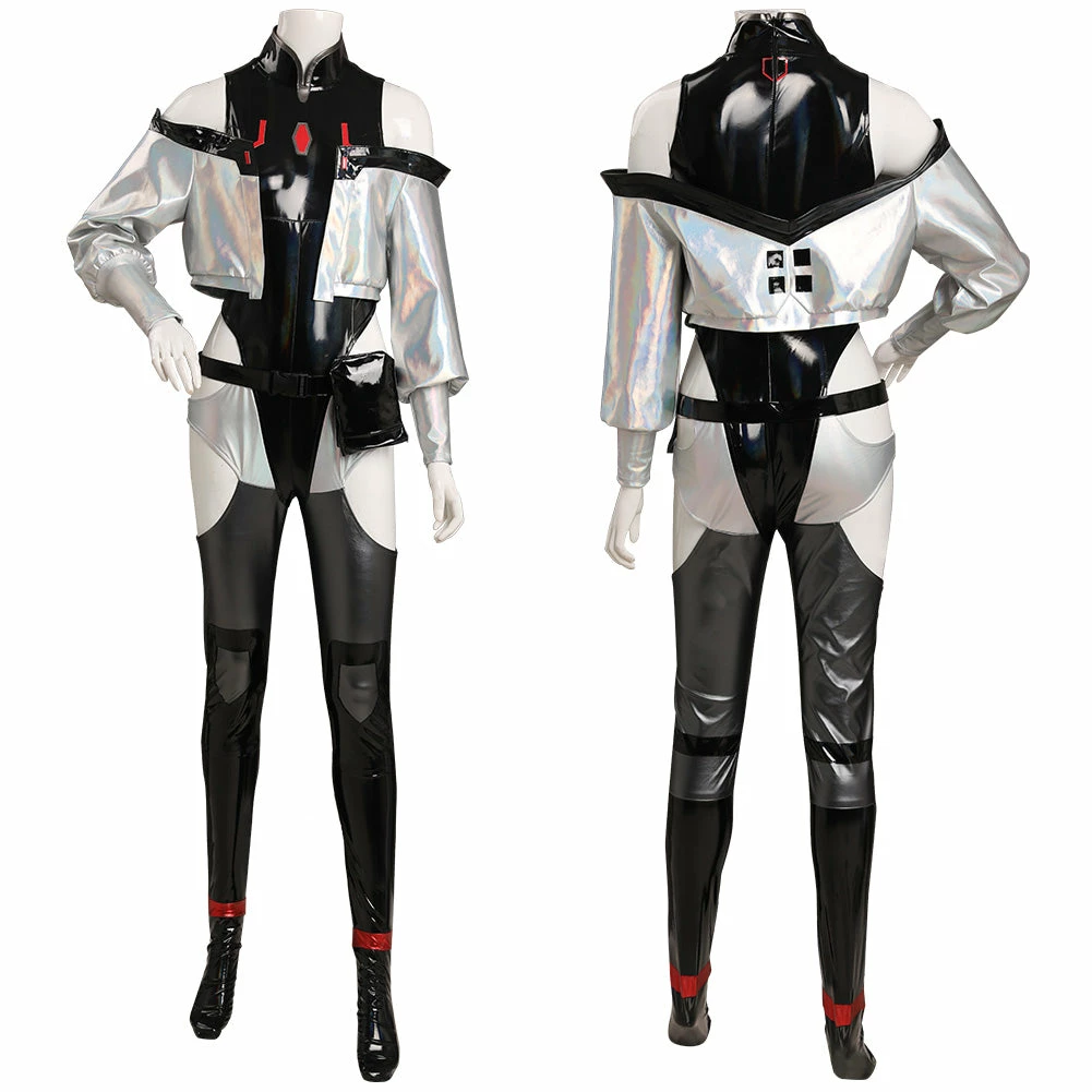 Adulte Cyberpunk: Edgerunners Lucy Ensemble Uniform Cosplay Costume 3 Adulte Cyberpunk: Edgerunners Lucy Ensemble Uniform Cosplay Costume