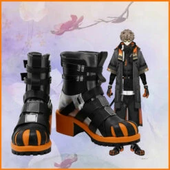 Vtuber Luxiem Alban Knox Cosplay Chaussures -NEWCOSSKY Soldes 82116ce5f42501e73d26c0127dd263b1