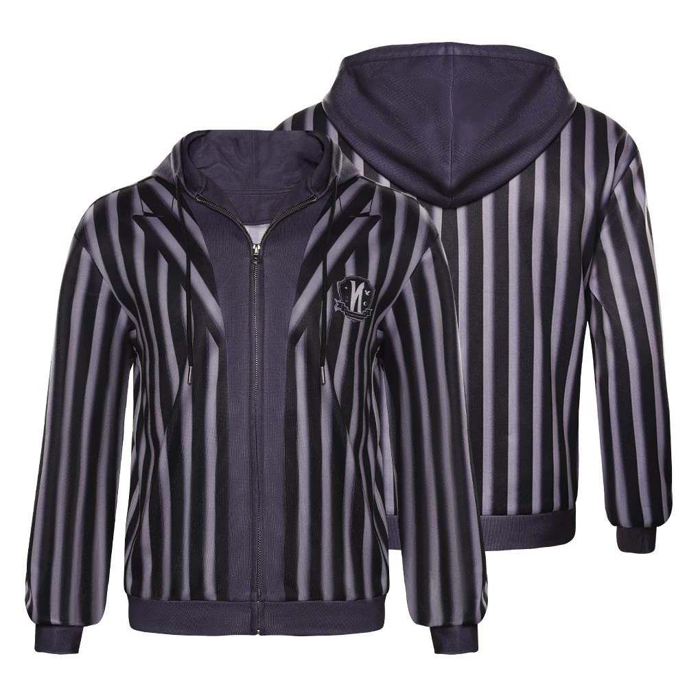 Wednesday Addams Sweat-shirt Design Original Cosplay Costume 3 Wednesday Addams Sweat-shirt Design Original Cosplay Costume