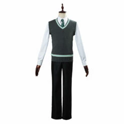 Harry Potter Uniforme Scolaire Slytherin Robe Cape Tenue Halloween Carnaval Cosplay Costume -NEWCOSSKY Soldes 8f742a9166fd15366088b35a71ad12b7