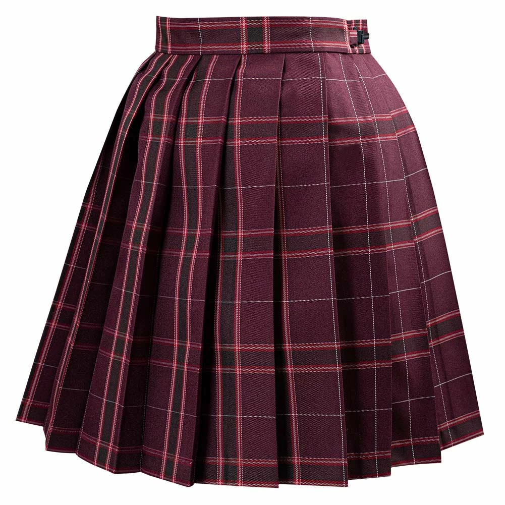 École Japonaise Robes Plaid Plissée Jupe Étudiante Anime Minijupe à Carreaux Jk Uniforme Cosplay Costume 4 École Japonaise Robes Plaid Plissée Jupe Étudiante Anime Minijupe à Carreaux Jk Uniforme Cosplay Costume – Image 2