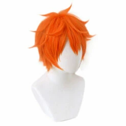 Haikyuu Shoyo Hinata Perruque Orange Courte Cosplay Perruque -NEWCOSSKY Soldes 944788247bfd92c542a27de3b824b88b
