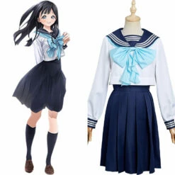 Akebi-chan No Seirāfuku Komichi Akebi Cosplay Costume