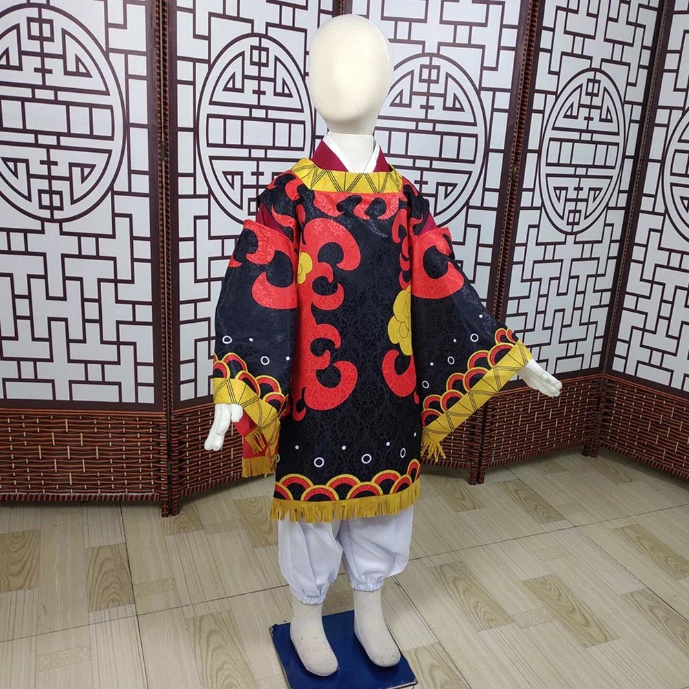 Demon Slayer Kimetsu No Yaiba Kamado Tanjiro Hinokami Kagura Kimono Enfant Cosplay Costume 4 Demon Slayer Kimetsu No Yaiba Kamado Tanjiro Hinokami Kagura Kimono Enfant Cosplay Costume – Image 2