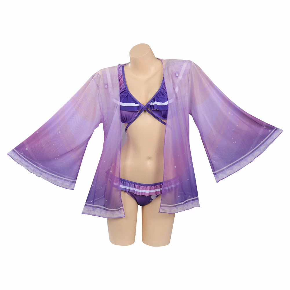 Genshin Impact Raiden Shogun Maillot De Bain Design Original Cosplay Costume-Cossky 6 Genshin Impact Raiden Shogun Maillot De Bain Design Original Cosplay Costume-Cossky – Image 4