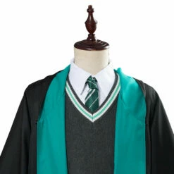 Harry Potter Uniforme Scolaire Slytherin Robe Cape Tenue Halloween Carnaval Cosplay Costume -NEWCOSSKY Soldes 9f0b6f8060409b3b96933cc04bf211dc