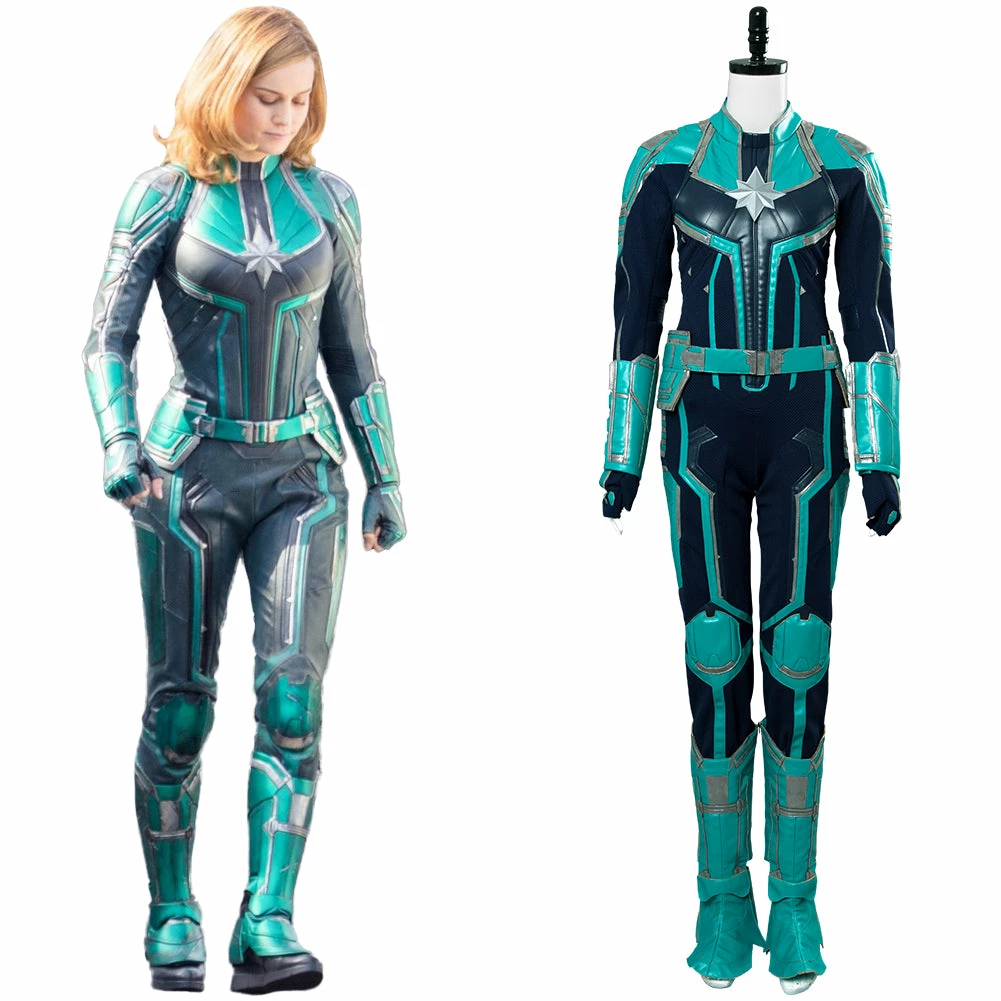 Captain Marvel Ms. Marvel Carol Danvers Cosplay Costume 3 Captain Marvel Ms. Marvel Carol Danvers Cosplay Costume