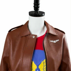 Captain Marvel Ms. Marvel Carol Danvers Veste Cosplay Costume -NEWCOSSKY Soldes Captain Marvel Ms. Marvel Carol Danvers Veste Cosplay Costume 6