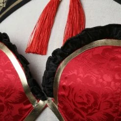 DATE A LIVE Tokisaki Kurumi Qipao Cosplay Costume 20 DATE A LIVE Tokisaki Kurumi Qipao Cosplay Costume -NEWCOSSKY Soldes DATE A LIVE Tokisaki Kurumi Qipao Cosplay Costume 7