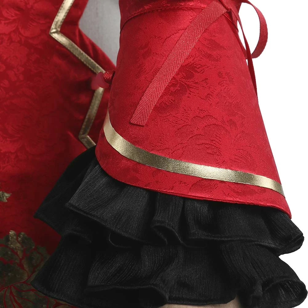 DATE A LIVE Tokisaki Kurumi Qipao Cosplay Costume 11 DATE A LIVE Tokisaki Kurumi Qipao Cosplay Costume – Image 9