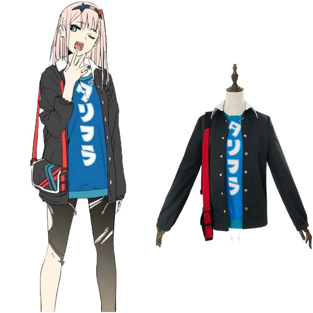 Darling In The Franxx Zero Two 02 Uniforme Sport Cosplay Costume