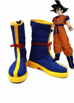 Dragon Ball Goku Bottes Bleues Cosplay Chaussures
