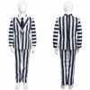 Film Enfant Beetlejuice Adam Rayures Cosplay Costume Halloween -NEWCOSSKY Soldes EnfantBeetlejuiceAdamRayuresCosplayCostume