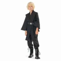 Enfant Star Wars Anakin Skywalker Noir Cosplay Costume Version D'enfant