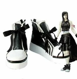 Final Fantasy VII 7 Tifa Botte Cosplay Chaussures