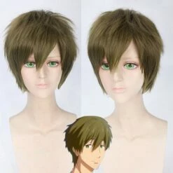 Free!-Iwatobi Swim Club Makoto Tachibana Cosplay Perruque