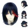 KILL La KILL Ryuko Matoi Cosplay Perruque 2 KILL La KILL Ryuko Matoi Cosplay Perruque -NEWCOSSKY Soldes KILL la KILL Ryuko Matoi Cosplay Perruque