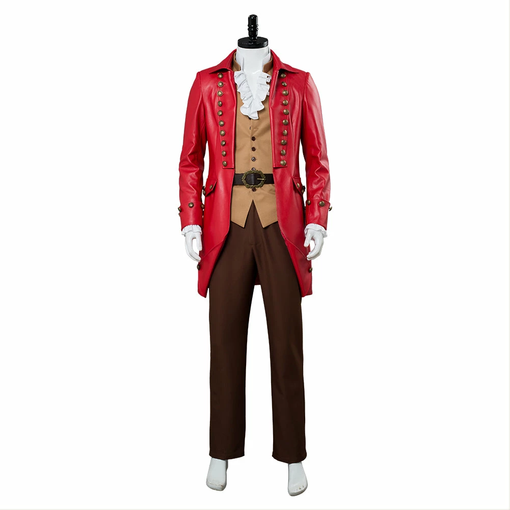 La Belle Et La Bete Film Gaston Costume Cosplay Costume 4 La Belle Et La Bete Film Gaston Costume Cosplay Costume – Image 2