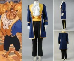 La Belle Et La Bête Prince Adam Cosplay Costume