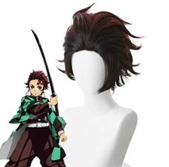 Les Rôdeurs De La Nuit Tanjiro Kamado Cosplay Perruque