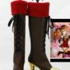 Love Live! Saint Valentine Botte Cosplay Chaussures 2 Love Live! Saint Valentine Botte Cosplay Chaussures -NEWCOSSKY Soldes Love Live Saint Valentine Botte Cosplay Chaussures
