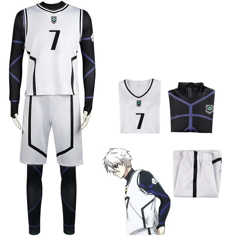 Blue Lock Bachira Meguru Seishiro Nagi Cosplay Costume 4 Blue Lock Bachira Meguru Seishiro Nagi Cosplay Costume – Image 2