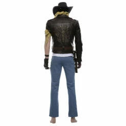 Overwatch Jesse Mccree Deadlock McCree Skin Cosplay Costume 16 Overwatch Jesse Mccree Deadlock McCree Skin Cosplay Costume -NEWCOSSKY Soldes Overwatch Jesse Mccree Deadlock McCree Skin Cosplay Costume 4