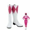 Power Rangers Ranger Rose Bottes Cosplay Chaussures 1 Power Rangers Ranger Rose Bottes Cosplay Chaussures -NEWCOSSKY Soldes Power Rangers Ranger Rose Bottes Cosplay Chaussures
