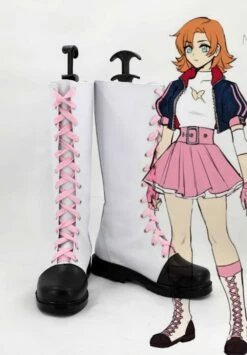 RWBY 4 Nora Valkyrie Nora Bottes Cosplay Chaussures