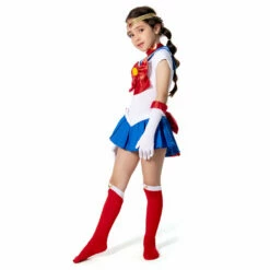 Sailor Moon Tsukino Usagi Enfant Cosplay Costume -NEWCOSSKY Soldes SailorMoonTsukinoUsagiEnfantCosplayCostume 7