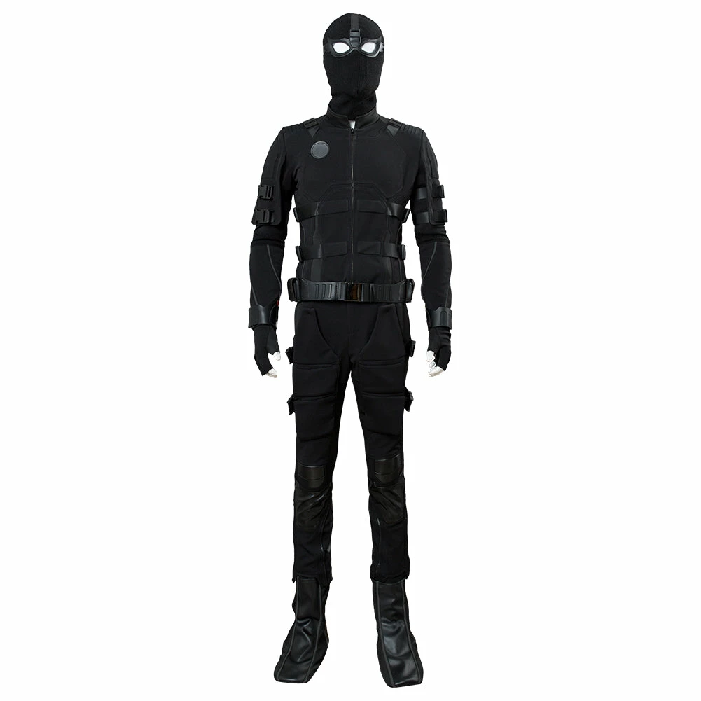 Spider-Man 2 Far From Home Spiderman Peter Parker Costume Noir Cosplay Costume – Image 3