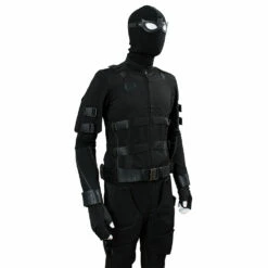 Spider-Man 2 Far From Home Spiderman Peter Parker Costume Noir Cosplay Costume -NEWCOSSKY Soldes Spider Man 2 Far From Home Spiderman Peter Parker Costume Noir Cosplay Costume 8