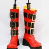 Togainu No Chi Rin Bottes Rouges Cosplay Chaussures -NEWCOSSKY Soldes Togainu no Chi Rin Bottes Rouges Cosplay Chaussures 1