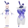 Genshin Impact Sangonomiya Kokomi Bunny Girls Cosplay Costume -NEWCOSSKY Soldes WPS 1
