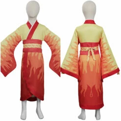 Enfant Demon Slayer Kimetsu No Yaiba Rengoku Kyoujurou Cosplay Costume - Cossky