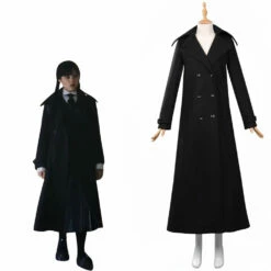 Wednesday Addams Wednesday Veste En Tweed Cosplay Costume