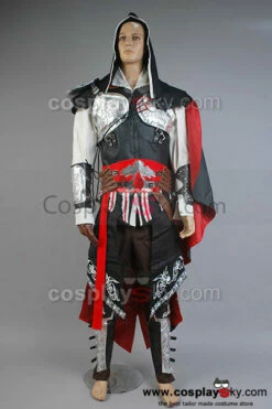 Assassin's Creed II Ezio Uniforme Nouveau Cosplay Costume -NEWCOSSKY Soldes assassins creed ii ezio cosplay costume outfit new 2