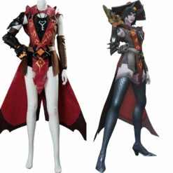 Overwatch Ashe Halloween Skin Warlorck Ashe Cosplay Costume