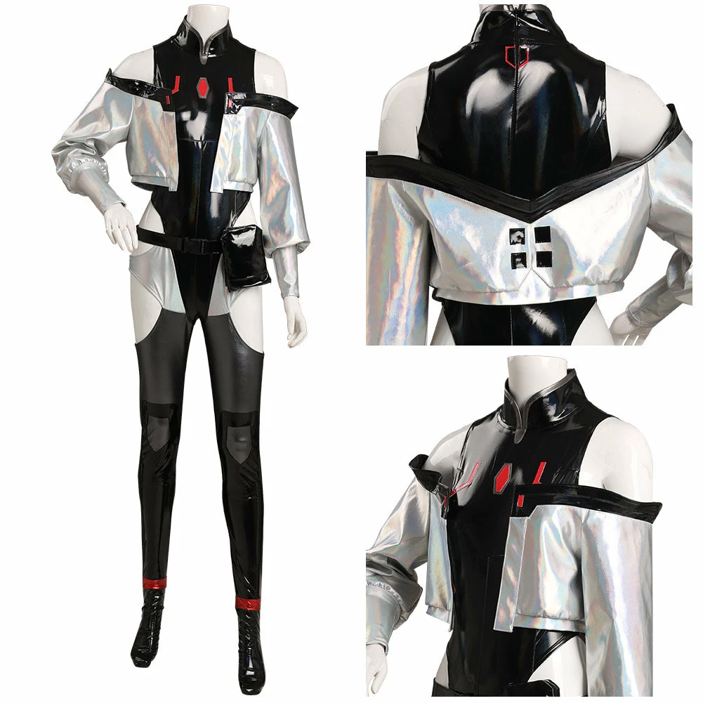 Adulte Cyberpunk: Edgerunners Lucy Ensemble Uniform Cosplay Costume 10 Adulte Cyberpunk: Edgerunners Lucy Ensemble Uniform Cosplay Costume – Image 8