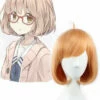 Beyond The Boundary Mirai Kuriyama Cosplay Perruque -NEWCOSSKY Soldes beyond the boundry mirai perruque