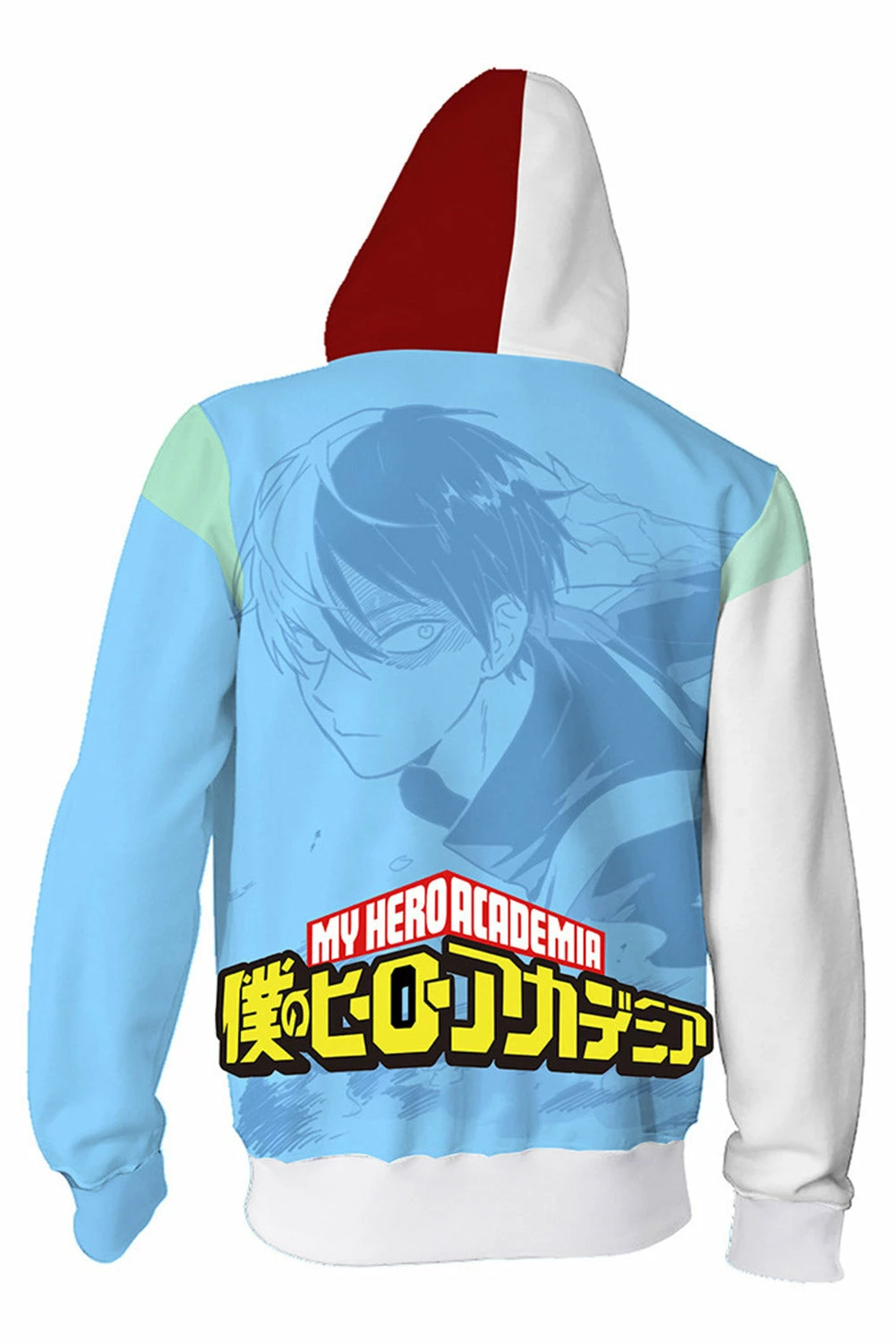 Boku No Hero Academia Todoroki Shoto Hoodie Cosplay Costume – Image 2