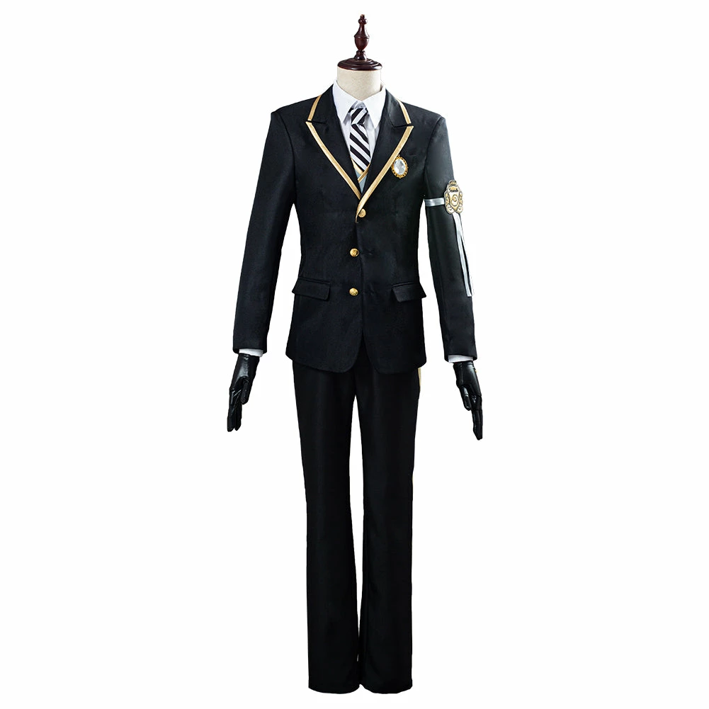 Twisted Wonderland Azul/Floyd/Jade Uniforme Halloween Carnaval Cosplay Costume 4 Twisted Wonderland Azul/Floyd/Jade Uniforme Halloween Carnaval Cosplay Costume – Image 2