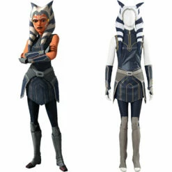 Star Wars: Clone Wars Season 7 Ahsoka Tano Tenue Femme Halloween Carnaval Cosplay Costume