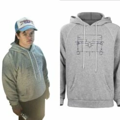 Stranger Things Saison 4 Dustin Henderson Sweat-shirt Cosplay Costume